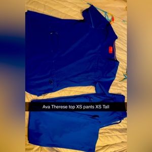 Ava Therese scrub set EUC